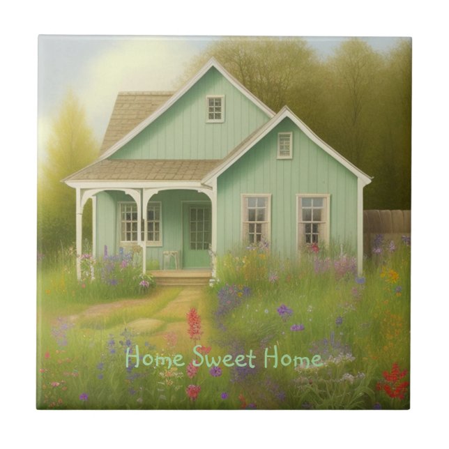 Green House Housewarming Tile (Front)