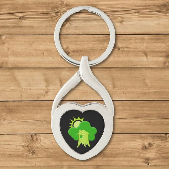 Green House Keychain (Creator Uploaded)