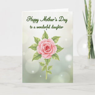 Green Hues Mothers Day Card