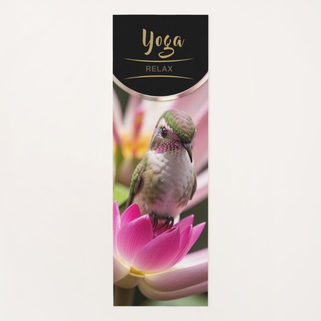 Green Hummingbird - Yoga Mat