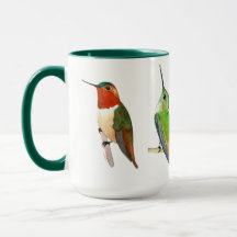 Green Hummingbirds Mug