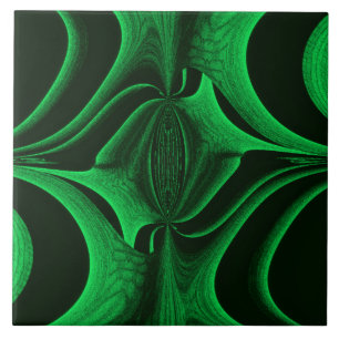 Green Hunter Fractal Tile