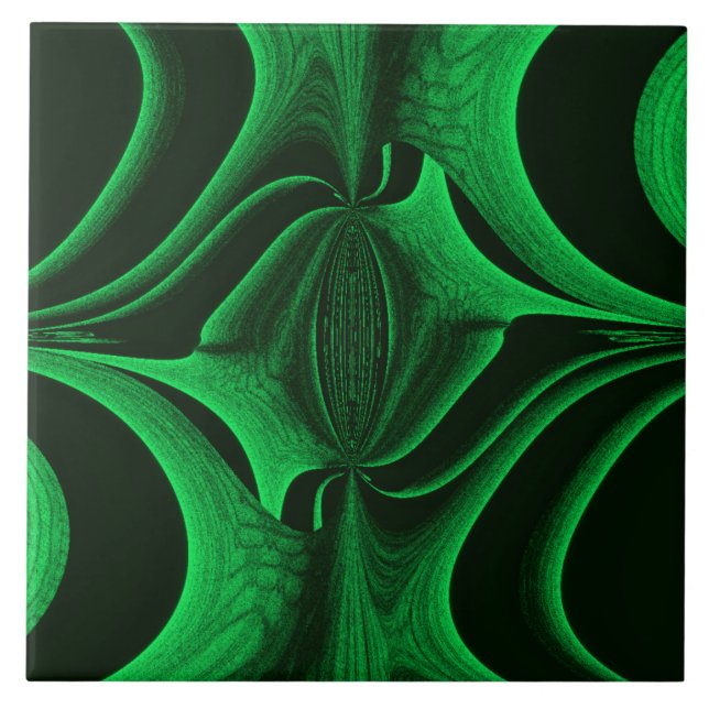 Green Hunter Fractal Tile (Front)