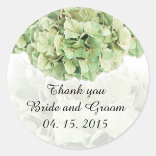 Green hydrangea wedding favour tags hydrangea2