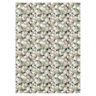 Green Hydrangeas and Birds Tablecloth