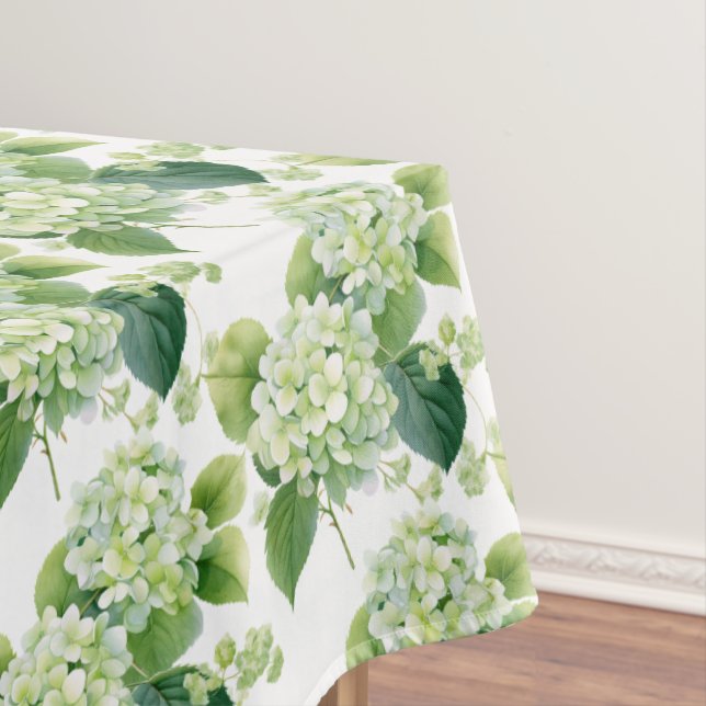 Green Hydrangeas Tablecloth (In Situ)