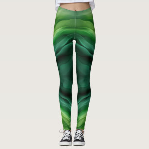 Green Hymn in Motion Leggings