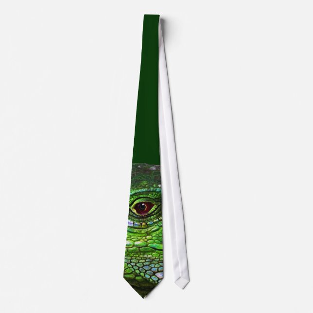 Green Iguana Collection Tie (Front)