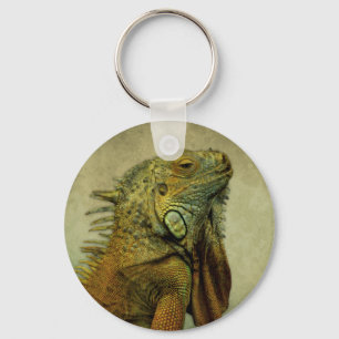 Green Iguana Keychain