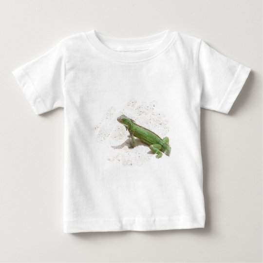Green Iguana Lizard Baby Shirt