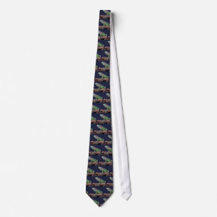 Green iguana tie