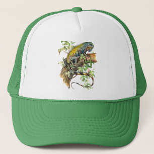 Green iguana  trucker hat