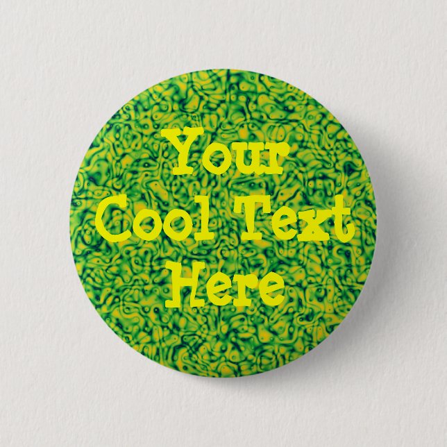 Green Impressionism Template 2 Inch Round Button (Front)
