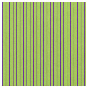 Green & Indigo Lined/Striped Pattern Fabric