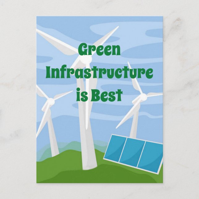 Green Infrastructure is Best Postcard (Front)