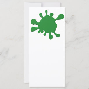 Green ink blot