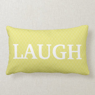 Green Inspirational Word Throw Pillow