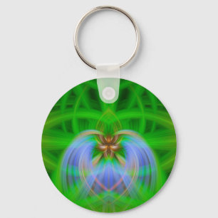 Green Intricacy Keychain