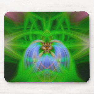 Green Intricacy  Mouse Pad
