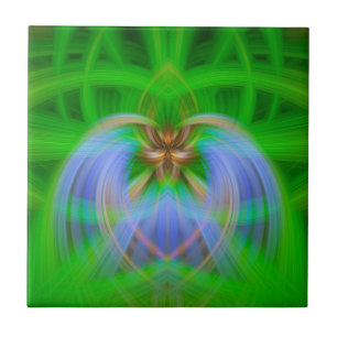 Green Intricacy Tile