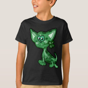 Green Irish Chihuahua Kids Shirt