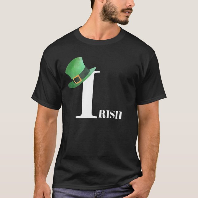 *~* Green IRISH IRLANDE Leprechaun T-shirt Casquet (Devant)