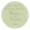 Green Irish Knot Custom Wedding Favour Labels