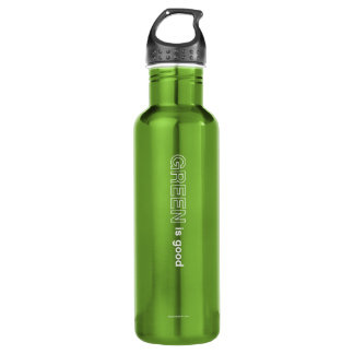Green Is Good Water Bottle