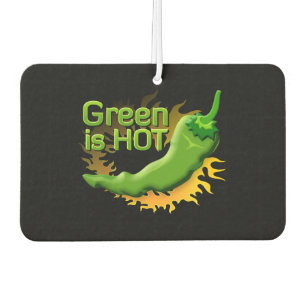 Green is HOT Air Freshener