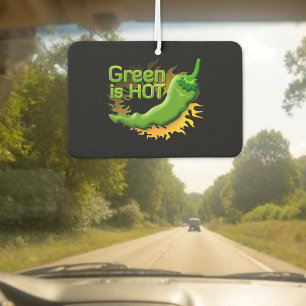Green is HOT Air Freshener