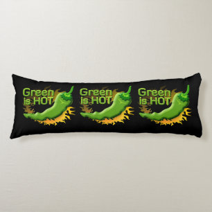 Green is HOT Body Pillow