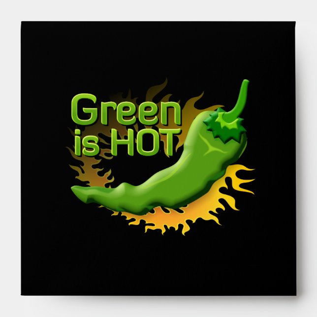 Green is HOT Envelopes (Front)