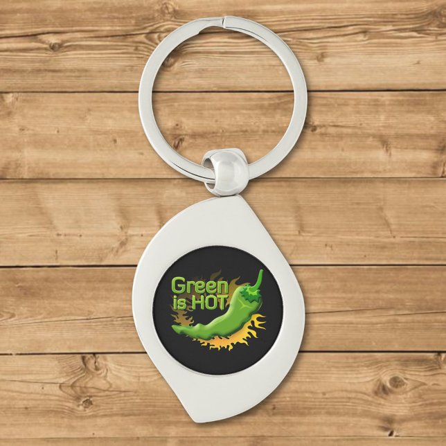 Green is HOT Keychain (Creator Uploaded)
