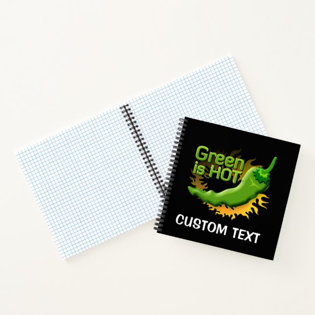 Green is HOT Notebook (Inside)