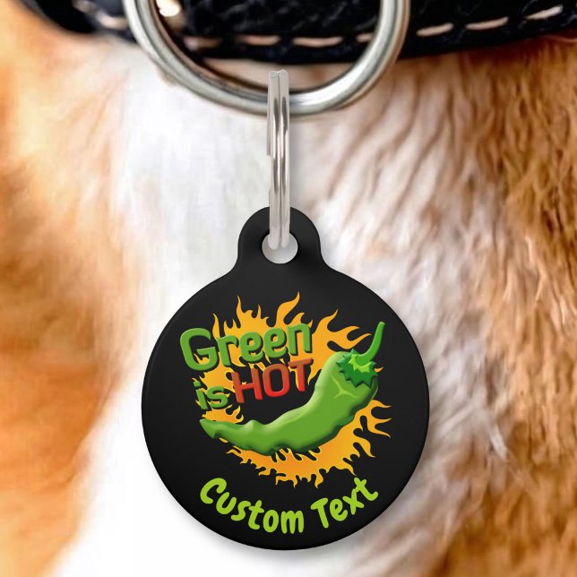 Green is HOT Pet ID Tag (Creator Uploaded)