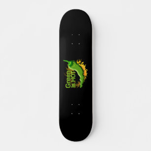 Green is HOT Skateboard