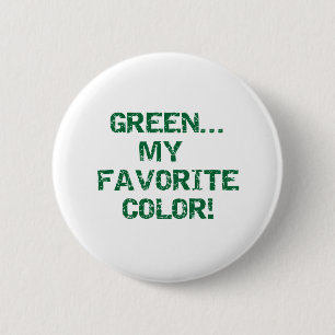 Green Is My Favourite Colour 2 Inch Round Button