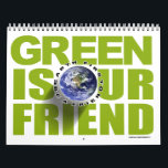 green is our friend calendar<br><div class="desc">a green calendar fr your new year</div>