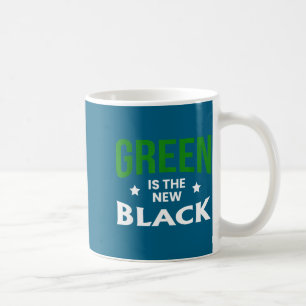 Green Is The New Black St. Patricks Day  Coffee Mug