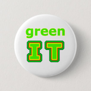 green IT The MUSEUM gibsphotoart 2 Inch Round Button