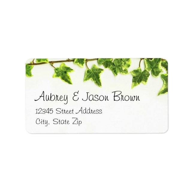 Green Ivy - Address Labels (Front)