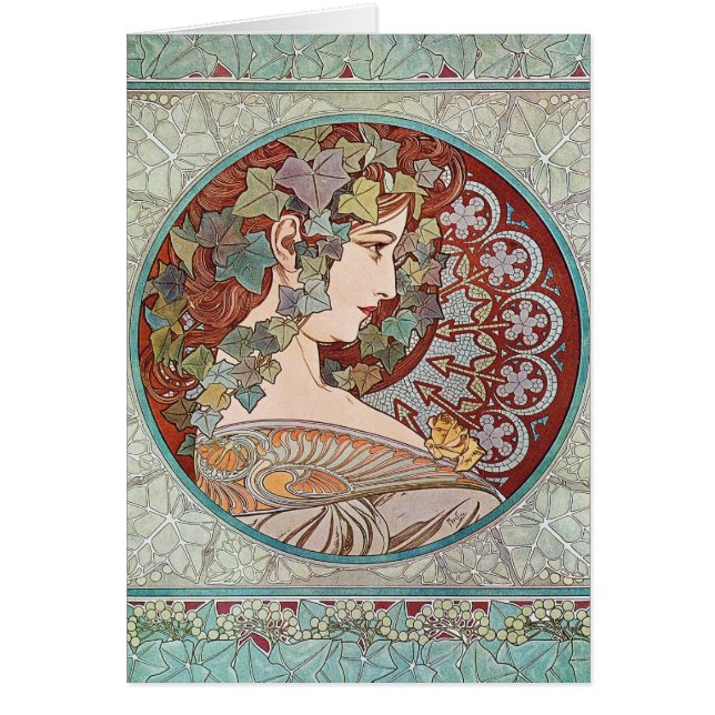 Green Ivy Goddess Art (Front)