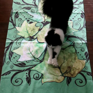 Green Ivy Nature Bath Towel Set