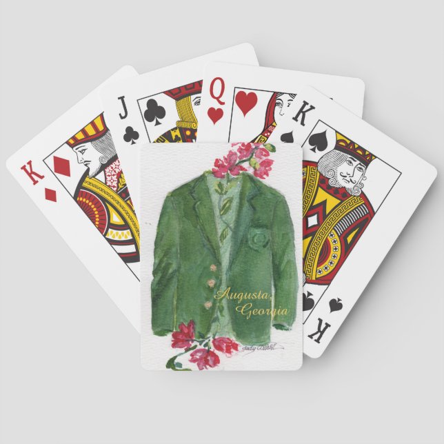 Green Jacket Playing Cards (Back)