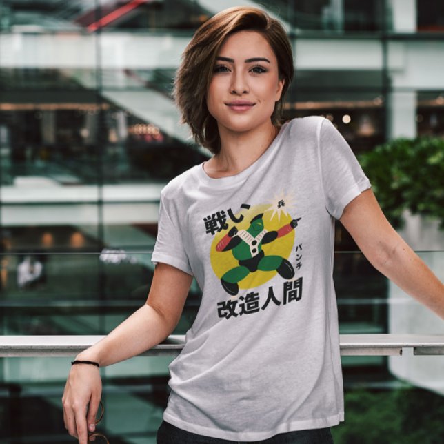 Green Japanese Robot Warrior T-Shirt (Creator Uploaded)