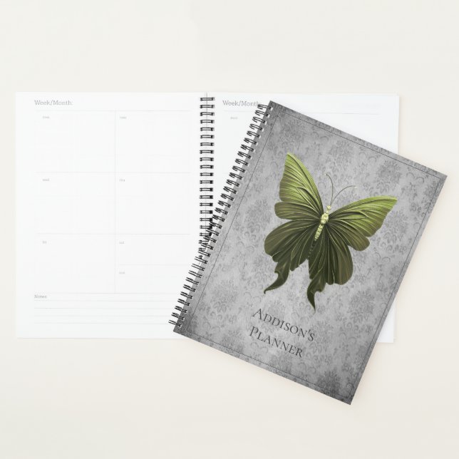 Green Jewelled Butterfly Planner (Display)