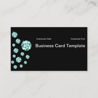 Green Jewels Emerald Business Cards