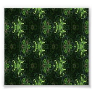 Green Kaleidoscope 1 Photo Print