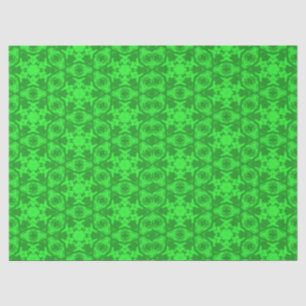 Green Kaleidoscope tissue paper