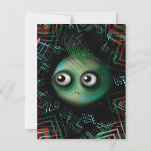 Green Kawaii Monster